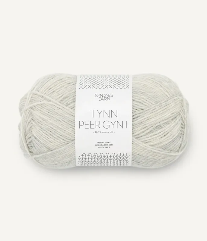 Tynn Peer Gynt, lys gråmelert 1021