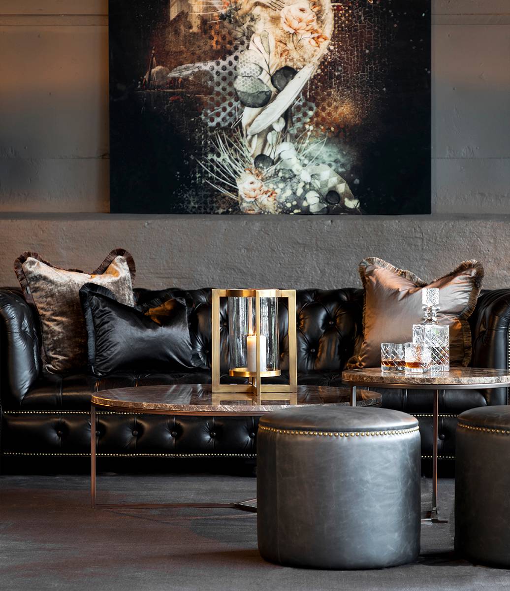 Garda Velvet Fringe putetrekk 50x50, taupe CC