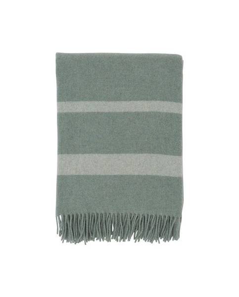 Bilde av Hotel Wool Throw Green/White