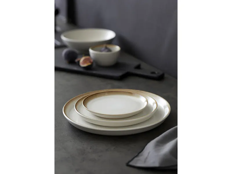 Gastro tallerken 21 cm, krem