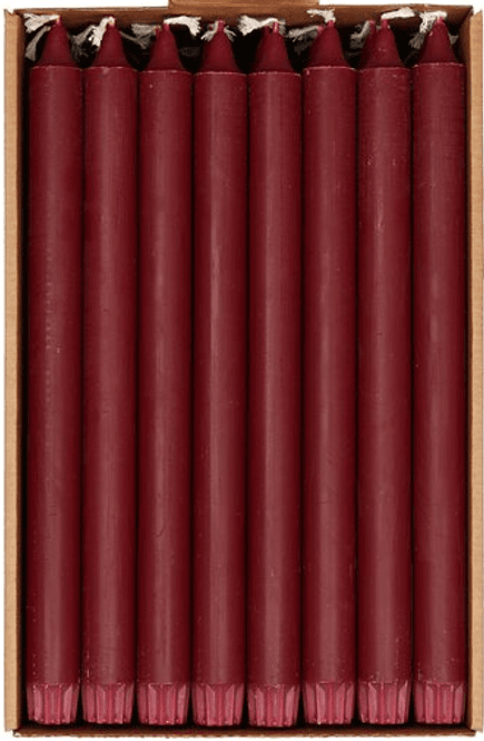 Hovedbilde Kronelys 28 cm, wine red