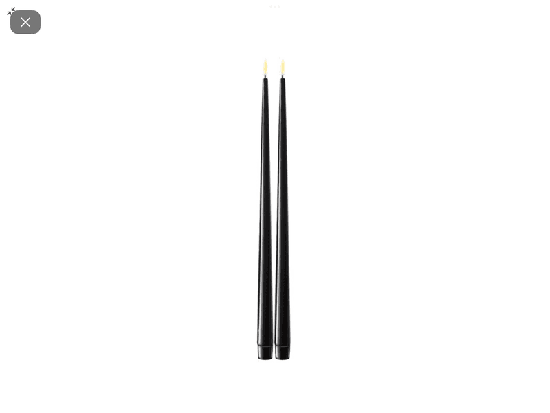 Shiny Sort Kronelys 2 stk 38 cm