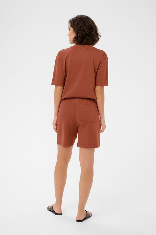 KAannie jersey shorts, henna
