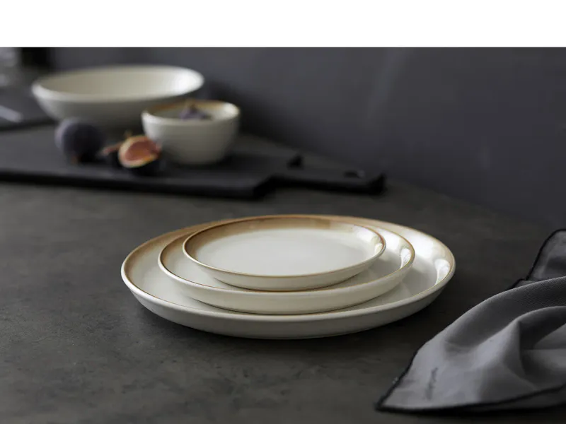 Gastro tallerken 21 cm, krem