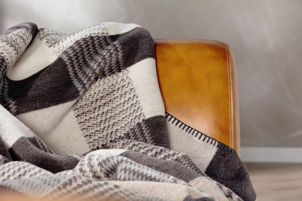 Shadow check pledd 150x200