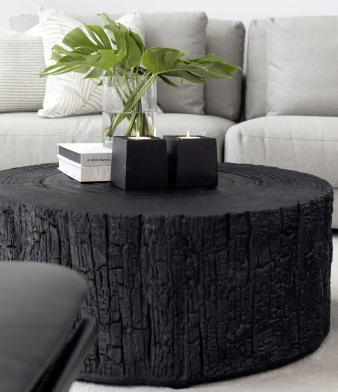 TIMBER sofabord Svart