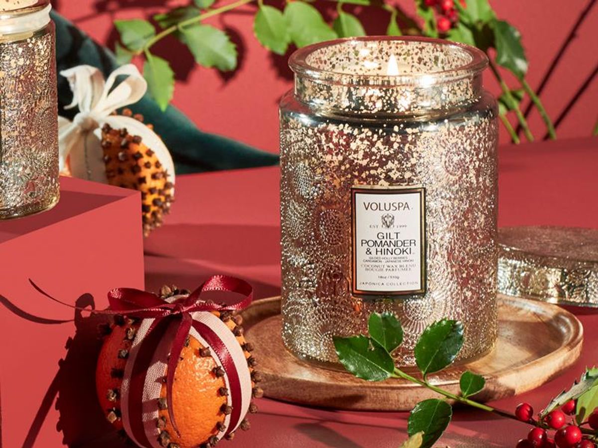 Gilt Pomander & Hinoki duftlys 455g