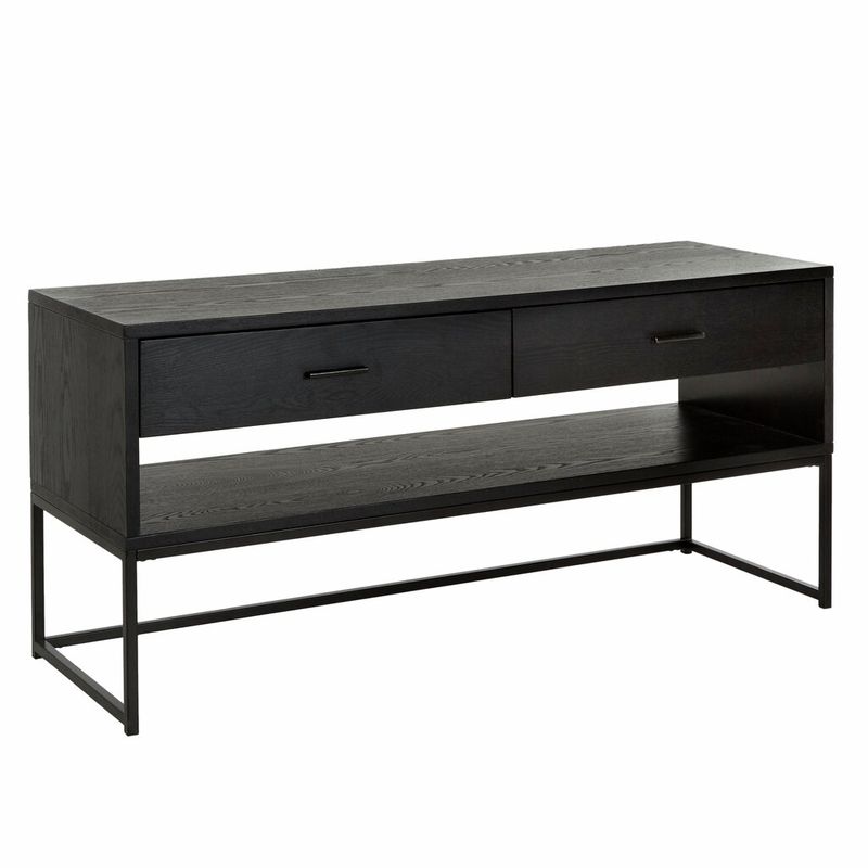 Alexis - Tv-benk Askefinér 120x40x55cm Svart