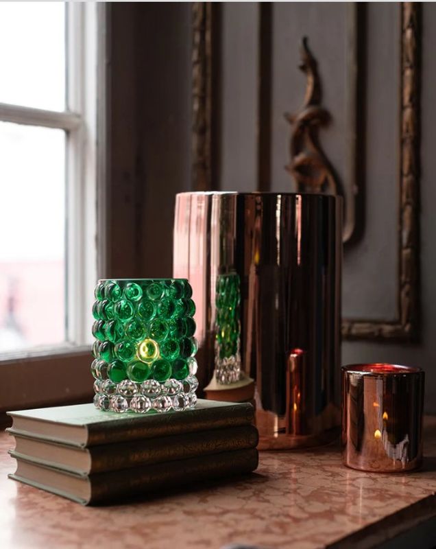 Hurricane Lamp Boule, Grønn