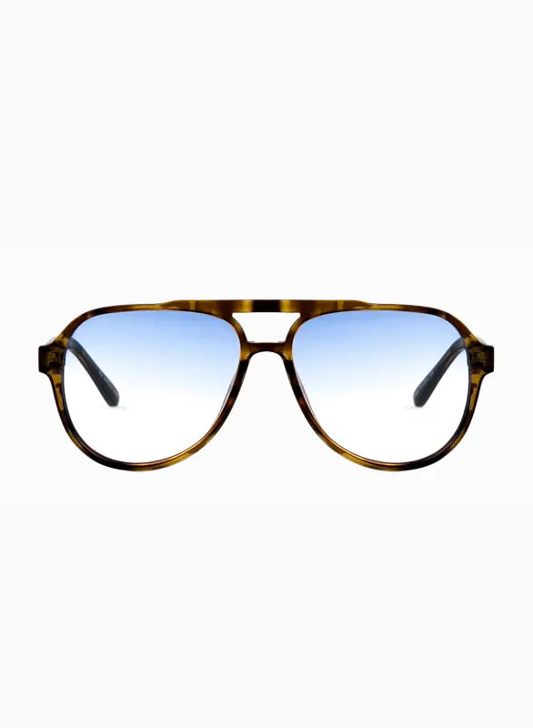 Stevie solbriller, tort/blue fade