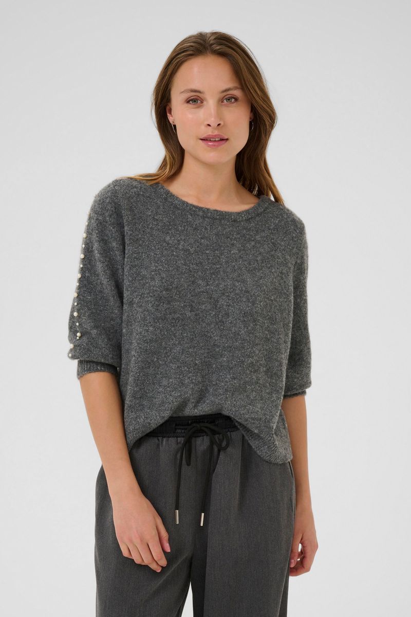 KAbetty pullover, grey melange