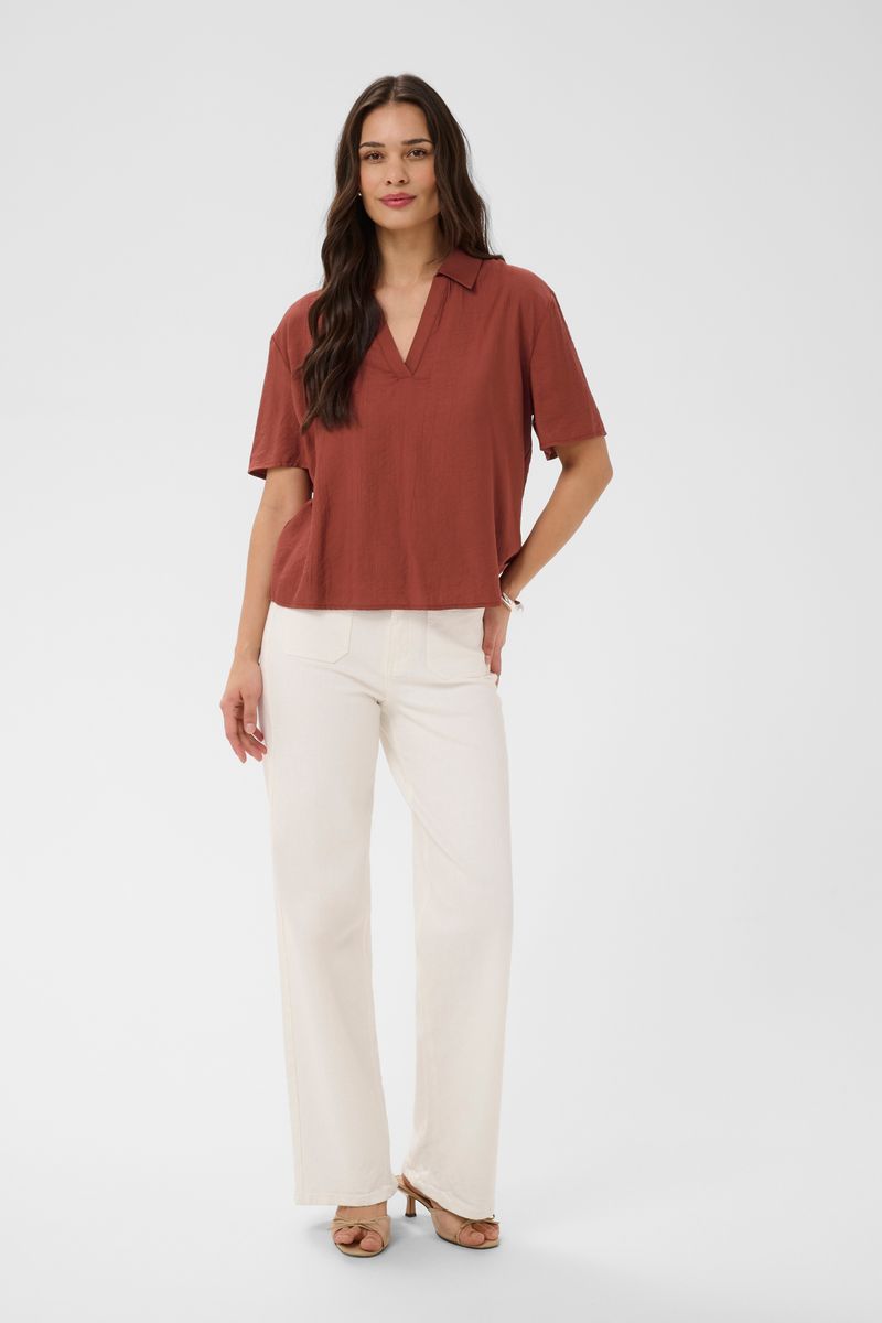 KAemily blouse, henna