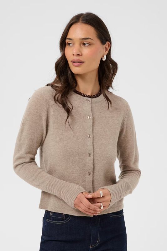 KAcashie cardigan, beige melange/nature