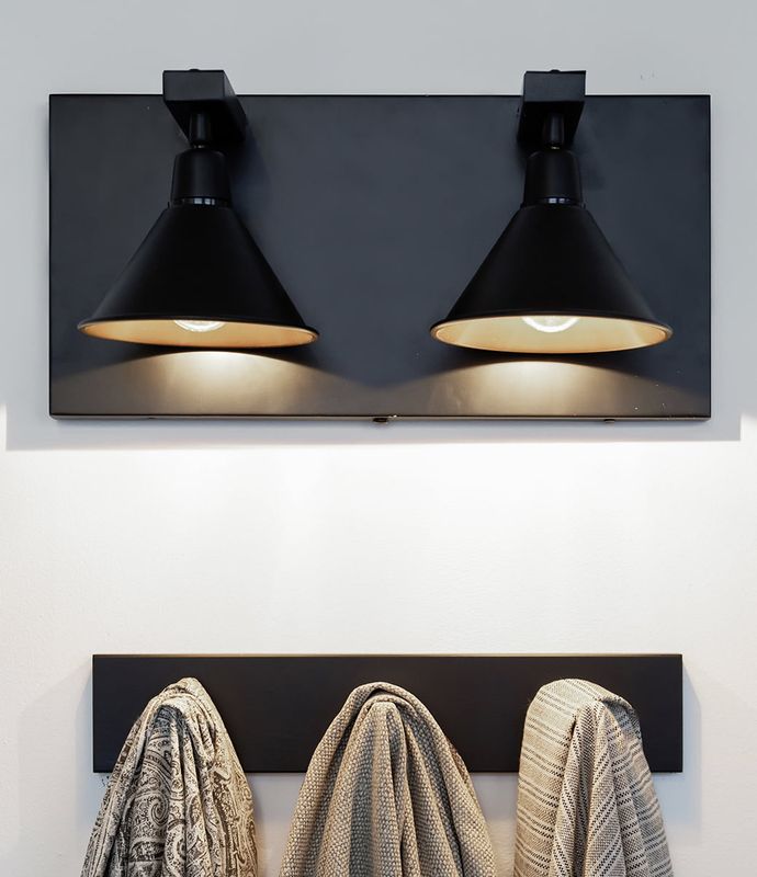 ANZIO Dobbel Vegglampe
