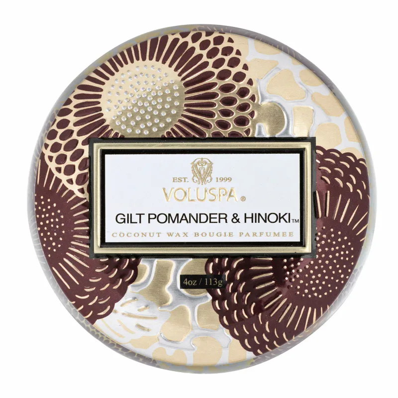 Gilt Pomander & Hinoki duftlys 113g