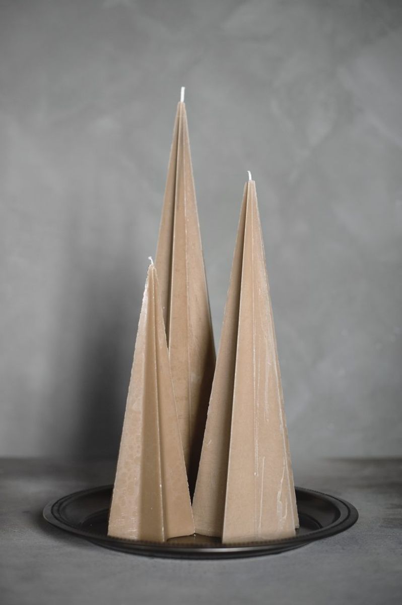 Stjernelys 40 cm, latte