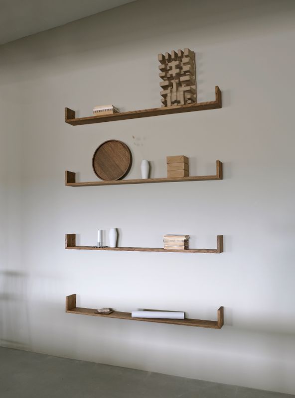 GREN Vegghylle, Eik - White Oiled, 120 cm
