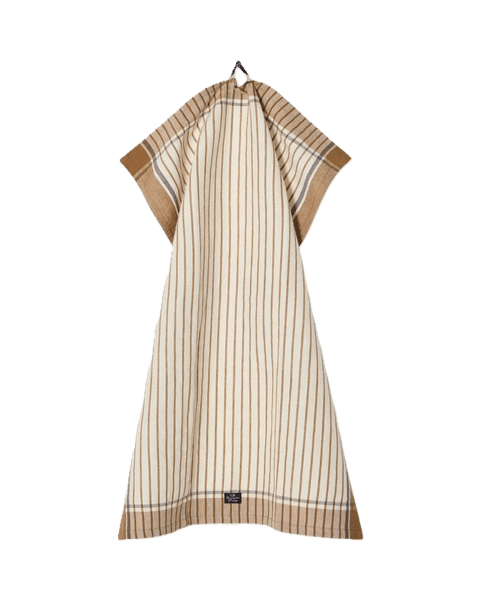 Hovedbilde Striped kitchen towel, fudge/white