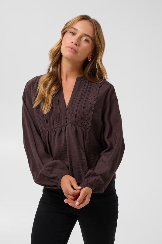 KAgalina blouse, fudge