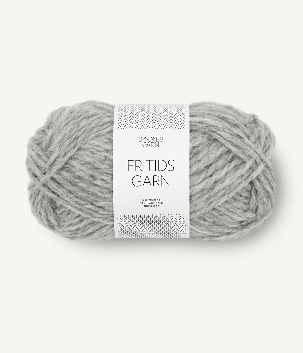 Fritidsgarn, gråmelert 1042