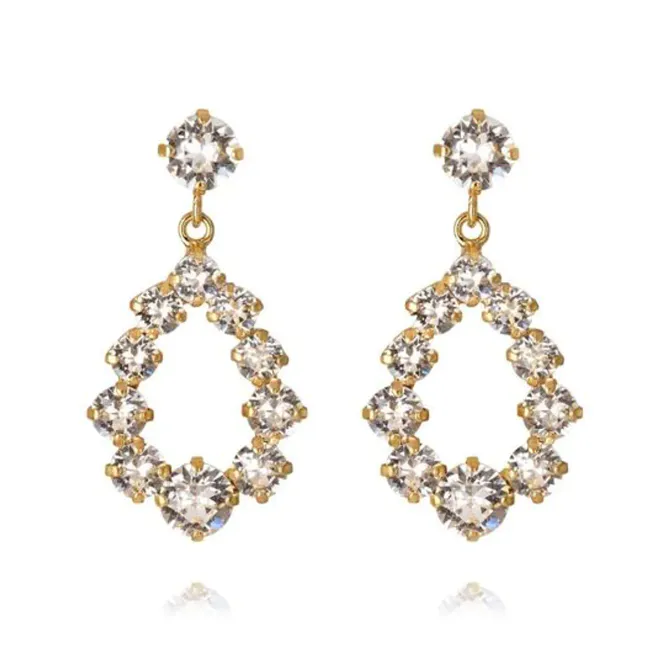 Hovedbilde MINI DELIA EARRINGS / CRYSTAL